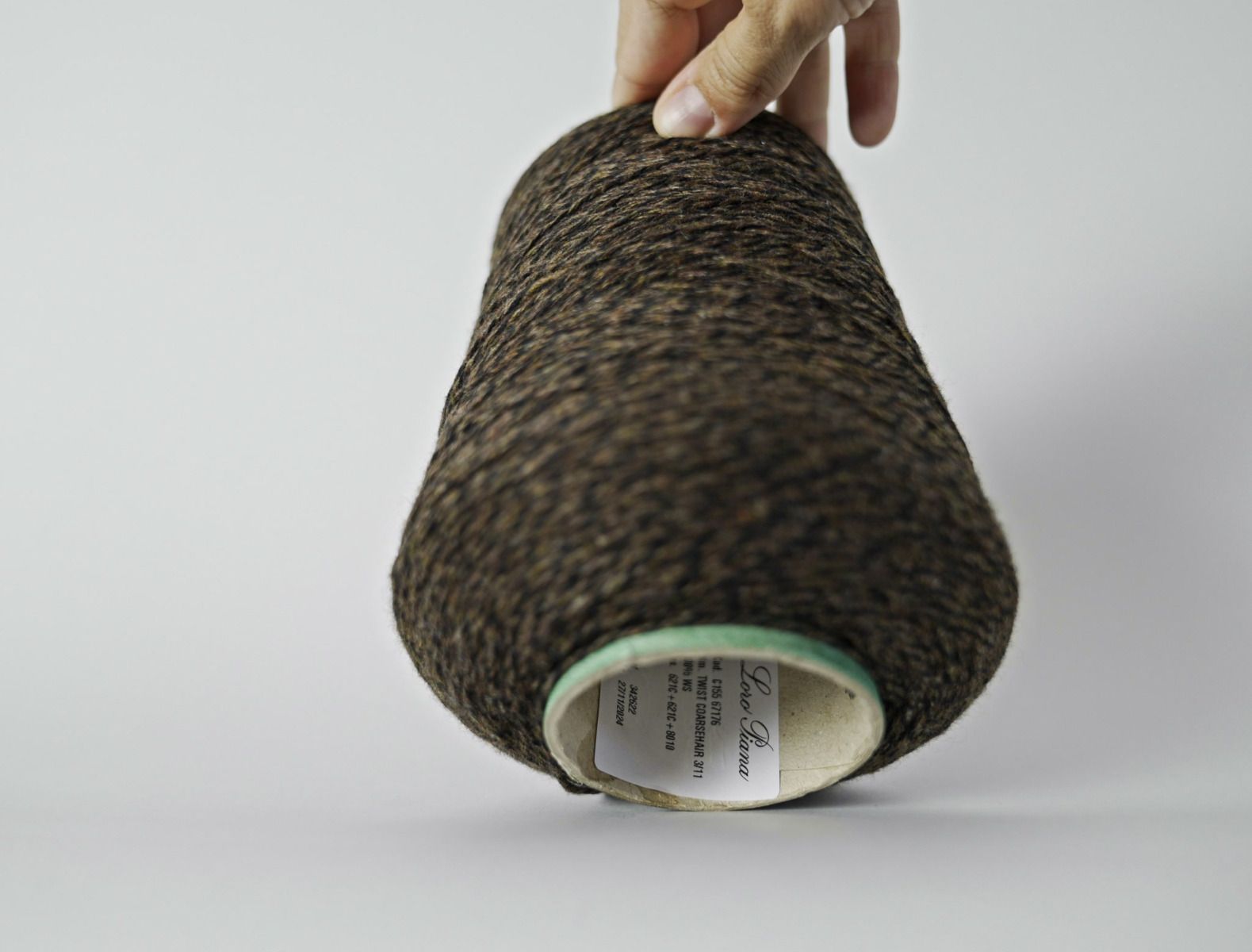 Loro Piana Twist Coarsehair 3/11 - Brown thumbnail