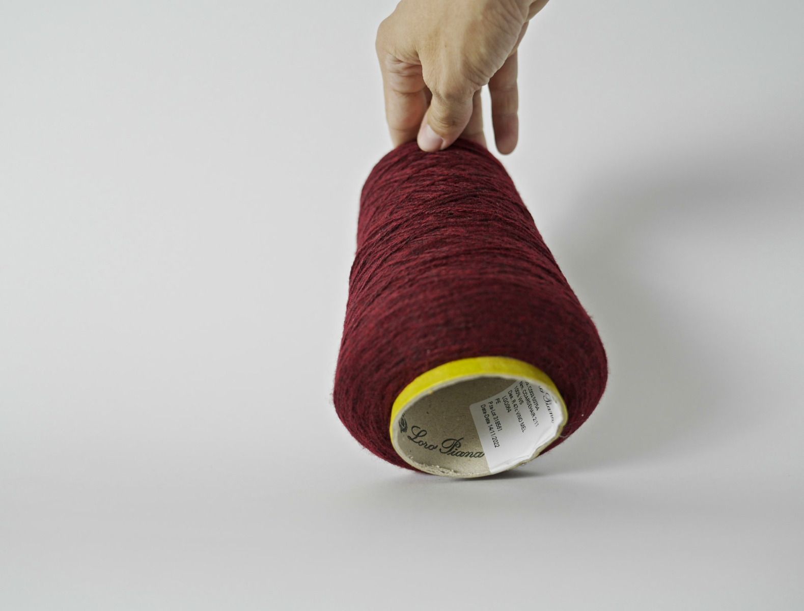 Loro Piana Cashmere Coarsehair 2/11 - Vino Mel thumbnail
