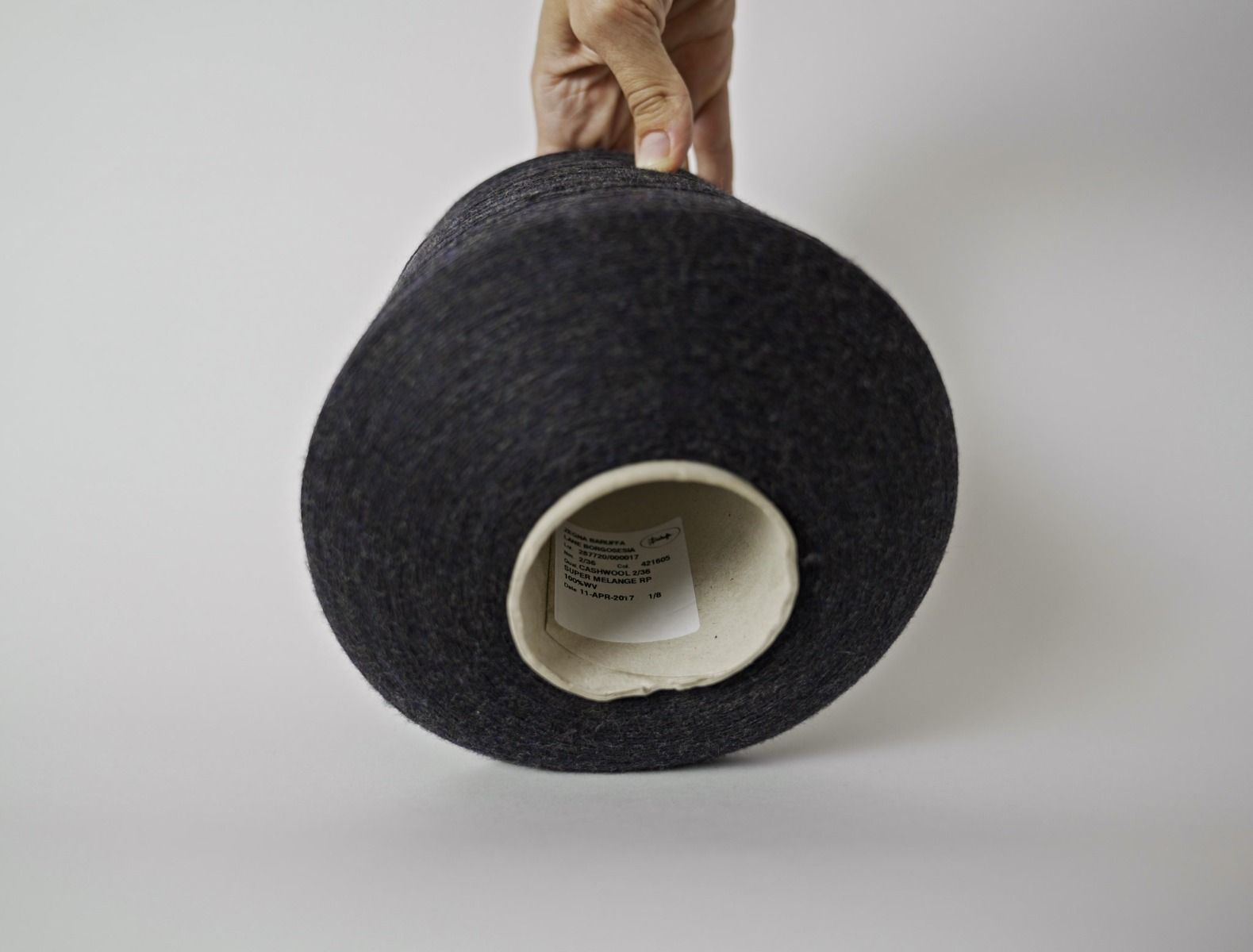 Cashwool 2/36 Zegna Baruffa - Antracite thumbnail